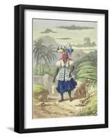 Milkwoman, Plate 10 from 'sketches of Character...', 1838-Isaac Mendes Belisario-Framed Giclee Print