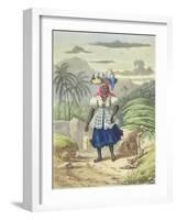 Milkwoman, Plate 10 from 'sketches of Character...', 1838-Isaac Mendes Belisario-Framed Giclee Print