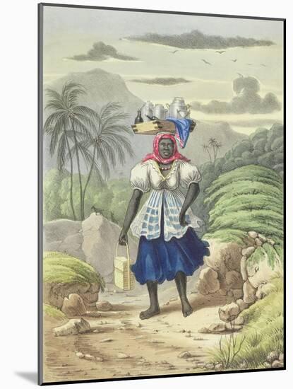 Milkwoman, Plate 10 from 'sketches of Character...', 1838-Isaac Mendes Belisario-Mounted Giclee Print