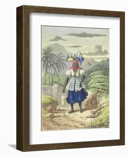 Milkwoman, Plate 10 from 'sketches of Character...', 1838-Isaac Mendes Belisario-Framed Giclee Print