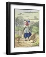 Milkwoman, Plate 10 from 'sketches of Character...', 1838-Isaac Mendes Belisario-Framed Giclee Print