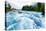 Milky Blue Glacial Water of Briksdal River in Norway-naumoid-Stretched Canvas