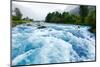 Milky Blue Glacial Water of Briksdal River in Norway-naumoid-Mounted Photographic Print