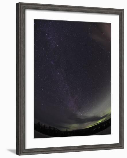 Milky Way and Aurora-Stocktrek Images-Framed Photographic Print