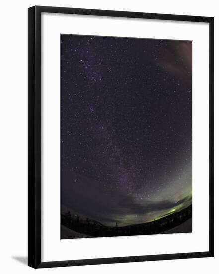 Milky Way and Aurora-Stocktrek Images-Framed Photographic Print