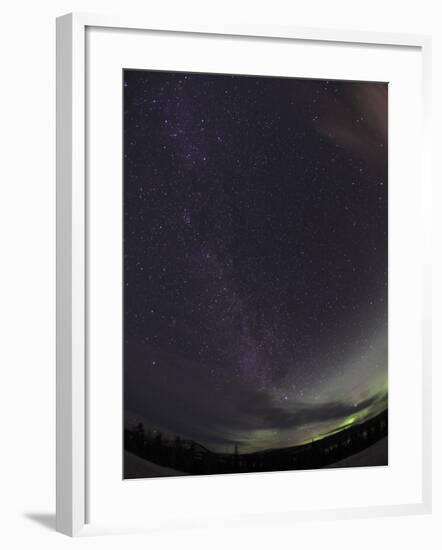 Milky Way and Aurora-Stocktrek Images-Framed Photographic Print