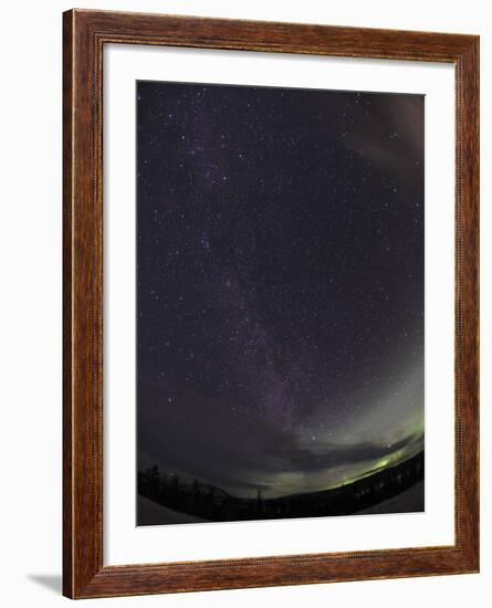 Milky Way and Aurora-Stocktrek Images-Framed Photographic Print