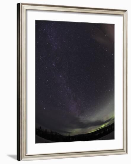 Milky Way and Aurora-Stocktrek Images-Framed Photographic Print