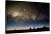 Milky Way And Observatories, Hawaii-David Nunuk-Stretched Canvas