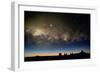 Milky Way And Observatories, Hawaii-David Nunuk-Framed Photographic Print