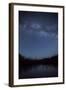 Milky Way and Stars over Upper Bernard Lake in the Seven Devil Mountains in Central Idaho-Ben Herndon-Framed Photographic Print