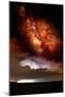 Milky Way and Thurderstorm-Douglas Taylor-Mounted Photographic Print