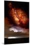 Milky Way and Thurderstorm-Douglas Taylor-Mounted Photographic Print