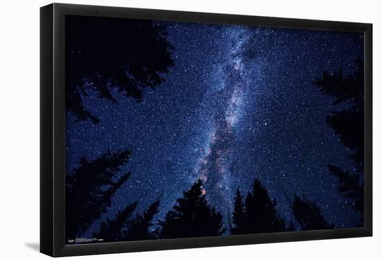 Milky Way At Night-Trends International-Framed Poster