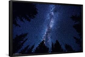 Milky Way At Night-Trends International-Framed Poster