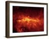 Milky Way Center Aglow with Dust-Stocktrek Images-Framed Photographic Print