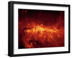 Milky Way Center Aglow with Dust-Stocktrek Images-Framed Photographic Print