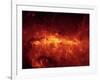 Milky Way Center Aglow with Dust-Stocktrek Images-Framed Photographic Print