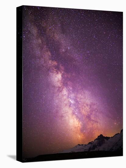 Milky Way (Constellation Sagittarius), Mt Rainier NP, Washington, USA-Gary Luhm-Stretched Canvas