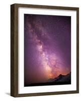 Milky Way (Constellation Sagittarius), Mt Rainier NP, Washington, USA-Gary Luhm-Framed Photographic Print