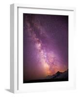 Milky Way (Constellation Sagittarius), Mt Rainier NP, Washington, USA-Gary Luhm-Framed Photographic Print