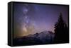 Milky Way (Constellation Sagittarius), Mt Rainier NP, Washington, USA-Gary Luhm-Framed Stretched Canvas