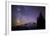 Milky Way (Constellation Sagittarius), Mt Rainier NP, Washington, USA-Gary Luhm-Framed Photographic Print