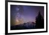 Milky Way (Constellation Sagittarius), Mt Rainier NP, Washington, USA-Gary Luhm-Framed Photographic Print