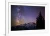 Milky Way (Constellation Sagittarius), Mt Rainier NP, Washington, USA-Gary Luhm-Framed Photographic Print