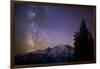 Milky Way (Constellation Sagittarius), Mt Rainier NP, Washington, USA-Gary Luhm-Framed Photographic Print