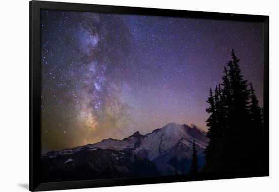 Milky Way (Constellation Sagittarius), Mt Rainier NP, Washington, USA-Gary Luhm-Framed Photographic Print