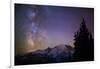 Milky Way (Constellation Sagittarius), Mt Rainier NP, Washington, USA-Gary Luhm-Framed Premium Photographic Print