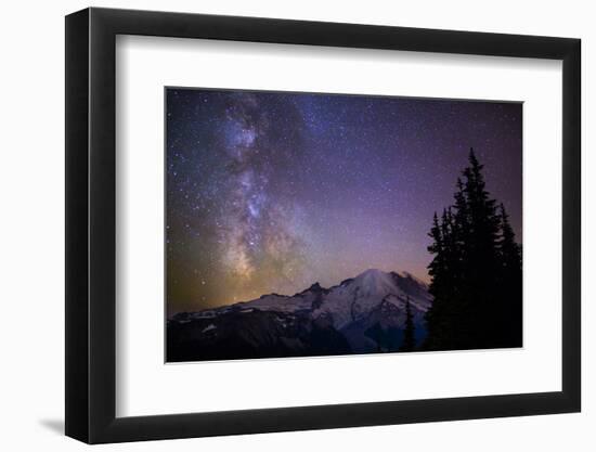 Milky Way (Constellation Sagittarius), Mt Rainier NP, Washington, USA-Gary Luhm-Framed Premium Photographic Print