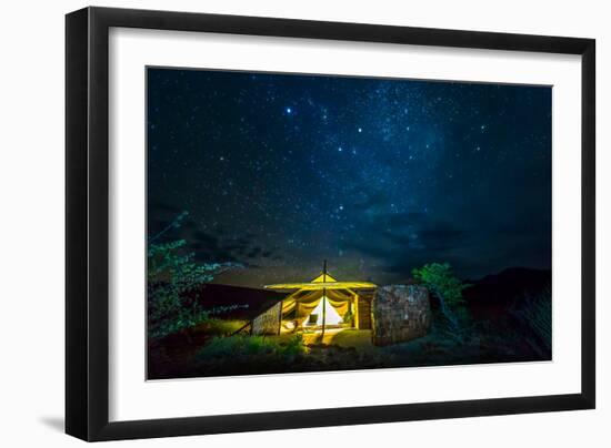 Milky Way Galaxy and Stars, Namibia, Africa-Ragnar Th Sigurdsson-Framed Premium Photographic Print