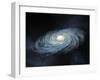 Milky Way Galaxy, Artwork-Henning Dalhoff-Framed Photographic Print