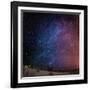 Milky Way Galaxy with Aurora Borealis or Northern Lights, Lapland, Sweden-Ragnar Th Sigurdsson-Framed Photographic Print
