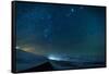 Milky Way Galaxy with Aurora Borealis or Northern Lights-Arctic-Images-Framed Stretched Canvas