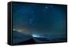 Milky Way Galaxy with Aurora Borealis or Northern Lights-Arctic-Images-Framed Stretched Canvas