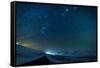 Milky Way Galaxy with Aurora Borealis or Northern Lights-Arctic-Images-Framed Stretched Canvas