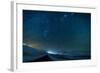 Milky Way Galaxy with Aurora Borealis or Northern Lights-Arctic-Images-Framed Photographic Print