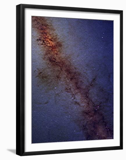 Milky Way Galaxy-Stocktrek Images-Framed Premium Photographic Print