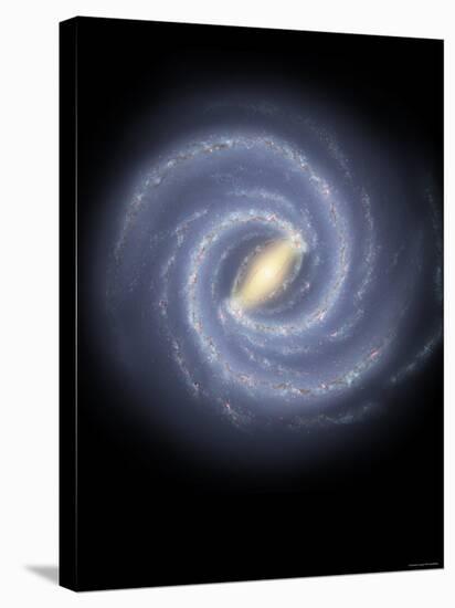 Milky Way Galaxy-Stocktrek Images-Stretched Canvas