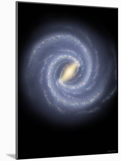 Milky Way Galaxy-Stocktrek Images-Mounted Photographic Print