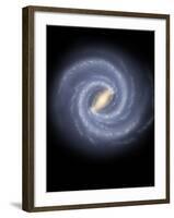 Milky Way Galaxy-Stocktrek Images-Framed Photographic Print