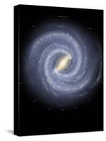 Milky Way Galaxy-Stocktrek Images-Stretched Canvas