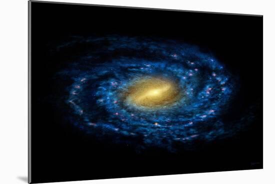 Milky Way Galaxy-Chris Butler-Mounted Photographic Print