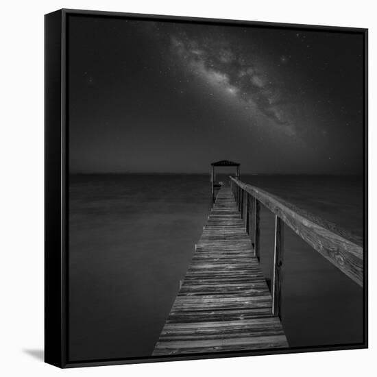 Milky Way in Florida 2-Moises Levy-Framed Stretched Canvas