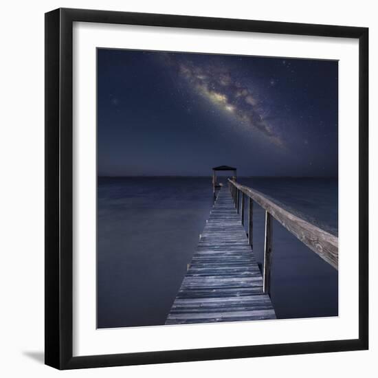 Milky Way in Florida-Moises Levy-Framed Photographic Print