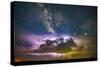 Milky Way Monsoon Print-Darren White Photography-Stretched Canvas