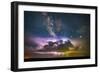 Milky Way Monsoon Print-Darren White Photography-Framed Giclee Print